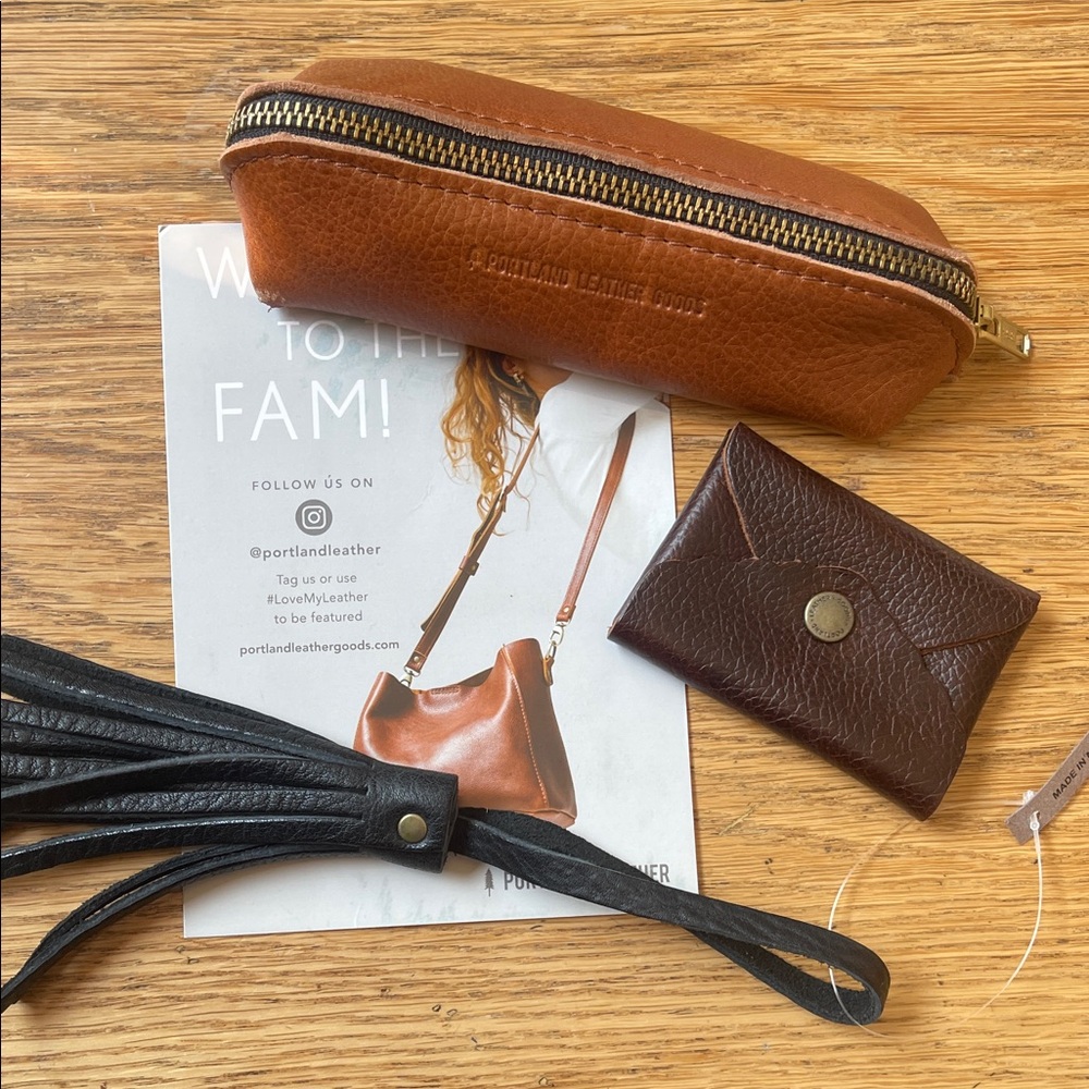 Portland Leather Goods Lot NEW free shipping